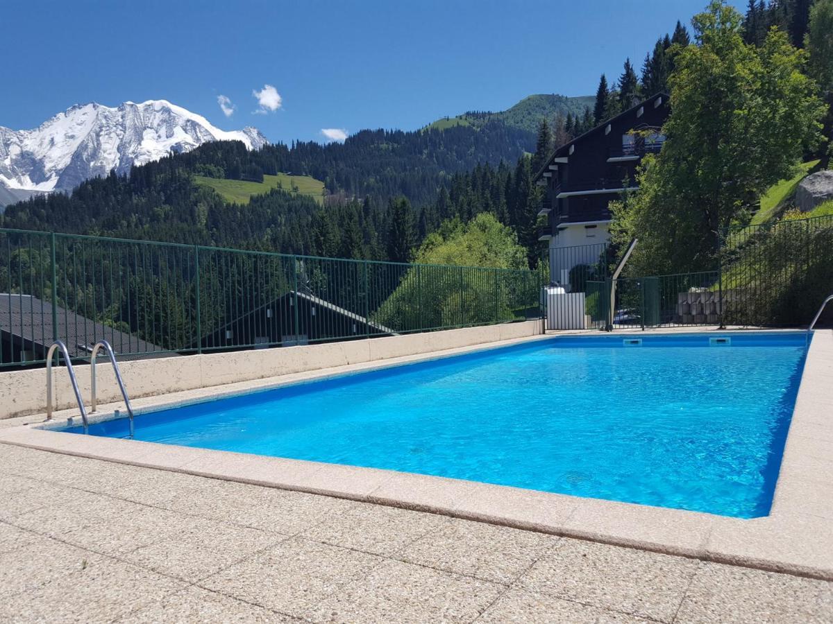 Duo Des Alpages Vue Exceptionnelle Sur Le Mont Blc Apartment Saint-Gervais-les-Bains Exterior photo